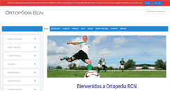 Desktop Screenshot of ortopediabcn.com